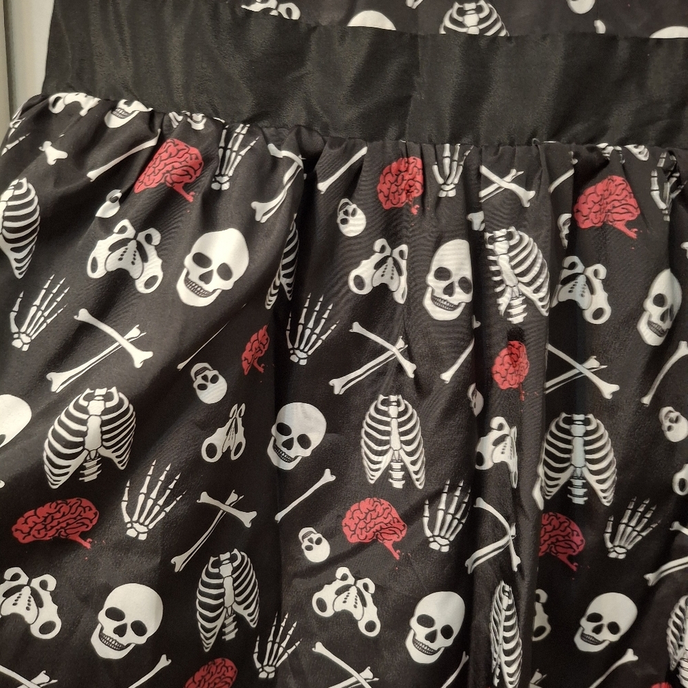 Too Fast Anatomy Ribcage Bones Skeleton Dress - Picture 5 of 11
